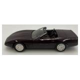 AMT Ertl Promo Car 1992 Chevrolet Corvette Convertible (Black Rose Metallic) New Old Stock
