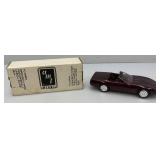 AMT Ertl Promo Car 1993 40TH Anniversary Chevrolet Corvette Convertible (Ruby Red) New Old Stock