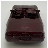 AMT Ertl Promo Car 1993 40TH Anniversary Chevrolet Corvette Convertible (Ruby Red) New Old Stock