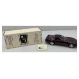 AMT Ertl Promo Car 1995 Chevrolet Corvette ZR-1 Dark Purple Metallic New Old Stock