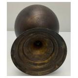 Vintage Bronze Metal Globe On Stand Globe Is 7'