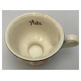 Vintage BAILEY'S Irish Cream Limited Edition 'Yum' Mr. & Mrs. Cups