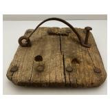 Antique Horse Bog Shoe With Horse Shoe (Very Cool) 9 1/2' x 10'