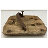 Antique Horse Bog Shoe With Horse Shoe (Very Cool) 9 1/2' x 10'