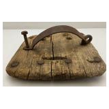Antique Horse Bog Shoe With Horse Shoe (Very Cool) 9 1/2' x 10'