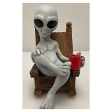 Collectible Bella Haus Designs Alien Figurines Tallest is 7.5'