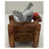 Collectible Bella Haus Designs Alien Figurines Tallest is 7.5'