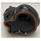 1950's Shafford Black Cat Creamer & Sugar Dish Made In Japan 4.5' & 5.5'
