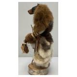 Highly Collectible Kevin & Shawn Gadomski Black Bear Totem Sculpture 16'