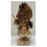 Highly Collectible Kevin & Shawn Gadomski Black Bear Totem Sculpture 16'