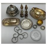 Large Group Of Silver Plated Items
