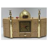 Vintage Athan Clock 'Call To Prayer' Alarm Clock, Islamic Mosque Shaped Clock With Alarm Plays Call To Prayer And Lights Up
