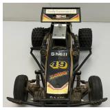Pair Of Vintage SEARS R/C Race Cars Needs Batteries, One Seems Complete And One For Parts