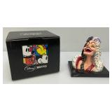 DISNEY Showcase Collection Britto 'CRUELLA BUST' New In Box