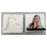 DISNEY Showcase Collection Britto 'CRUELLA BUST' New In Box