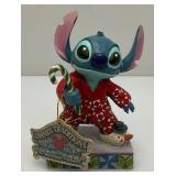 Collectible Disney Traditions Jim Shore Christmas Morning Stitch Figurine (NIB)