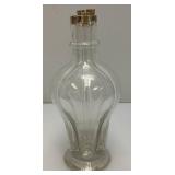 Midcentury French 4 Chamber Glass Decanter 10 1/2' Tall