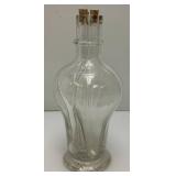 Midcentury French 4 Chamber Glass Decanter 10 1/2' Tall