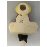 Vintage WEIL WARE California Art Pottery Asian Girl Wall Pocket Planter 10'