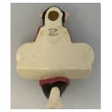 Vintage WEIL WARE California Art Pottery Asian Girl Wall Pocket Planter 8.5'