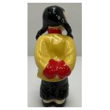 Vintage Collectible Ceramic Arts Sudio Asian Girl Figurine 6'