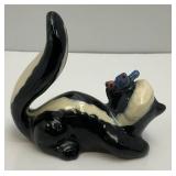 Vintage Collectible Ceramic Arts Sudio Mother Skunk And Family From BAMBI 2' & 3'