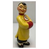 Vintage Collectible Ceramic Arts Sudio Asian Boy Figurine 6'
