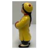 Vintage Collectible Ceramic Arts Sudio Asian Boy Figurine 6'