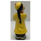 Vintage Collectible Ceramic Arts Sudio Asian Boy Figurine 6'