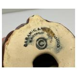Vintage Collectible Ceramic Arts Sudio Brown Bear And Bear Cub Salt & Pepper Shakers Set 4 1/4'