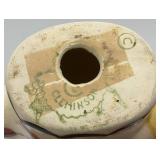 Vintage CLEMINSONS Pottery DISTLEFINKCeramic Retro Quail Salt And Pepper Shakers 4 3/;4'
