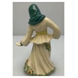 Vintage Collectible Ceramic Arts Sudio Dancing Lady Figurine 6'