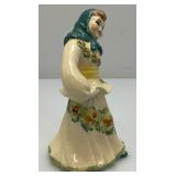 Vintage Collectible Ceramic Arts Sudio Dancing Lady Figurine 6'