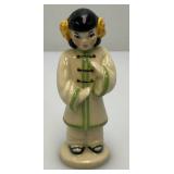 Vintage1950's Collectible Ceramic Arts Sudio China Girl Figurine Signed BH-Betty Harrington 4 1/4'