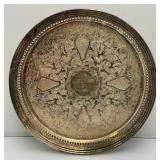 Vintage Kentucky State Fair 1993 Engraved Silver Plate Tray 15'