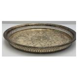 Vintage Kentucky State Fair 1993 Engraved Silver Plate Tray 15'