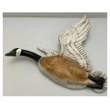 3 Vintage Ceramic Geese Wall Hangings Hand painted 1= 15' x 16.5', 1= 16' x 18.5' & 1= 10' x 13.5'