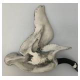 3 Vintage Ceramic Geese Wall Hangings Hand painted 1= 15' x 16.5', 1= 16' x 18.5' & 1= 10' x 13.5'
