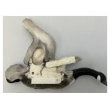 3 Vintage Ceramic Geese Wall Hangings Hand painted 1= 15' x 16.5', 1= 16' x 18.5' & 1= 10' x 13.5'