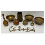 Misc. Vintage Small Brass & Copper Items