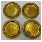 Misc. Etched Brass Plates And More 1= 6 1/4', 4 = 8' & 1= 9'