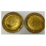 Misc. Etched Brass Plates And More 1= 6 1/4', 4 = 8' & 1= 9'