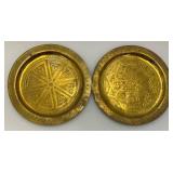 Misc. Etched Brass Plates And More 1= 6 1/4', 4 = 8' & 1= 9'