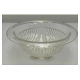 Federal Depression Clear Glass Nesting Mixing Bowl 7 3/4'