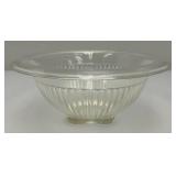 Federal Depression Clear Glass Nesting Mixing Bowl 7 3/4'