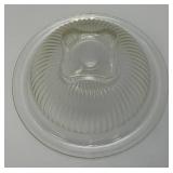 Federal Depression Clear Glass Nesting Mixing Bowl 7 3/4'