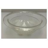 Federal Depression Clear Glass Nesting Mixing Bowl 7 3/4'