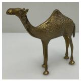 Heavy Brass Etched Camel 2' x 5.5' x 7'