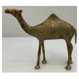 Heavy Brass Etched Camel 2' x 5.5' x 7'