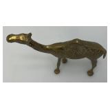 Heavy Brass Etched Camel 2' x 5.5' x 7'
